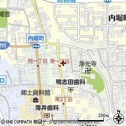 茨城県常陸太田市東一町周辺の地図