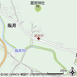 坂井中周辺の地図