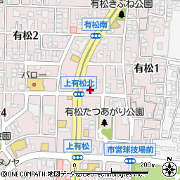 カレーハウスＣｏＣｏ壱番屋金沢有松店周辺の地図