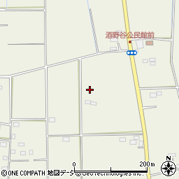 栃木県鹿沼市酒野谷周辺の地図