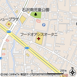 足利銀行オータニ平松店 ＡＴＭ周辺の地図