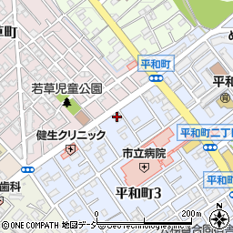 平和町コポラマンション周辺の地図