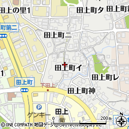 石川県金沢市田上町イ周辺の地図