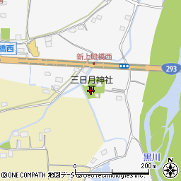 三日月神社周辺の地図