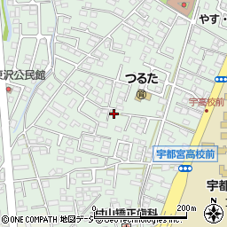 栃木県宇都宮市鶴田町3365周辺の地図