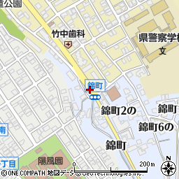 錦町周辺の地図
