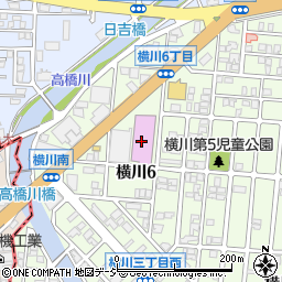 ラウンドワンスタジアム金沢店周辺の地図