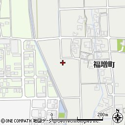 石川県白山市福増町周辺の地図