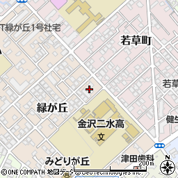 石川県金沢市緑が丘8周辺の地図