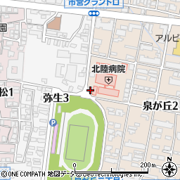 石川県金沢市泉が丘2丁目13-37周辺の地図