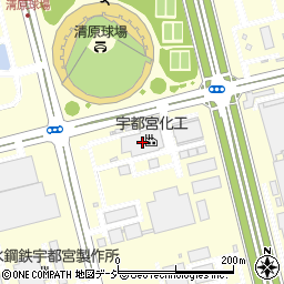 宇都宮化工周辺の地図