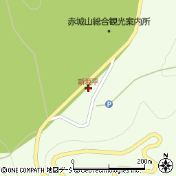 新坂平周辺の地図