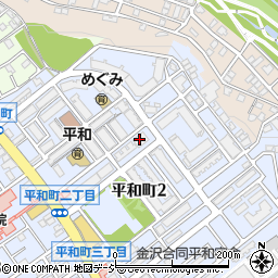 平和町集会場周辺の地図