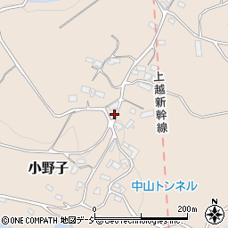 群馬県渋川市小野子520周辺の地図