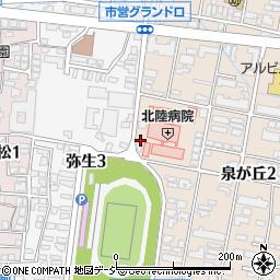 石川県金沢市泉が丘2丁目13-38周辺の地図