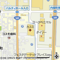 ダイソー常陸太田スクエア店周辺の地図