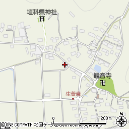 長野県千曲市生萱527-2周辺の地図