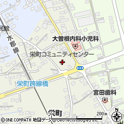 栄町コミュニティセンター周辺の地図