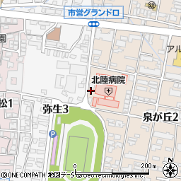 石川県金沢市泉が丘2丁目13-39周辺の地図