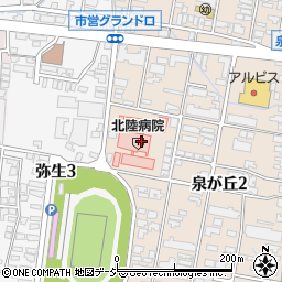 石川県金沢市泉が丘2丁目13周辺の地図