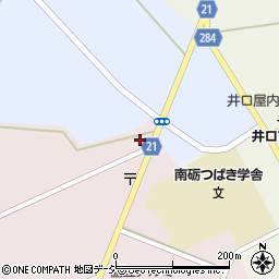 背戸川商店周辺の地図