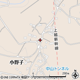 群馬県渋川市小野子520-3周辺の地図