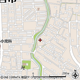 栃木県宇都宮市平松本町周辺の地図