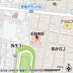 石川県金沢市泉が丘2丁目13-43周辺の地図