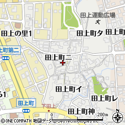 石川県金沢市田上町ニ16周辺の地図