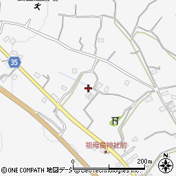 群馬県渋川市祖母島603-1周辺の地図