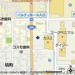 フードマーケットカスミ常陸太田店駐車場周辺の地図
