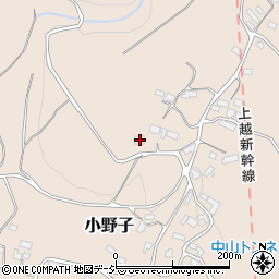 群馬県渋川市小野子505周辺の地図