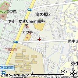 栃木県宇都宮市滝の原周辺の地図