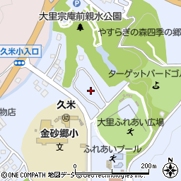 常陸太田市　久米公民館事務室周辺の地図