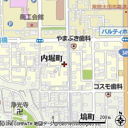 〒313-0063 茨城県常陸太田市内堀町の地図