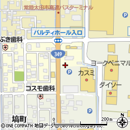 幸楽苑常陸太田店周辺の地図