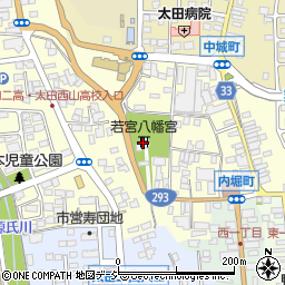 八幡宮太田周辺の地図