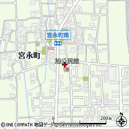 北國新聞旭丘周辺の地図