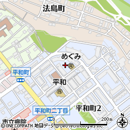 石川県金沢市平和町2丁目4周辺の地図