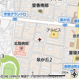 石川県金沢市泉が丘2丁目9-17周辺の地図