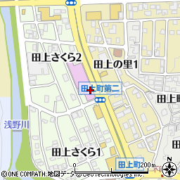 石川県金沢市田上町整周辺の地図