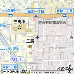 越井商店周辺の地図