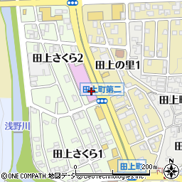 石川県金沢市田上町（整）周辺の地図