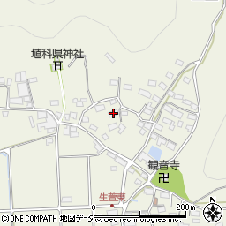 長野県千曲市生萱605周辺の地図