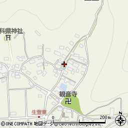 長野県千曲市生萱670-1周辺の地図