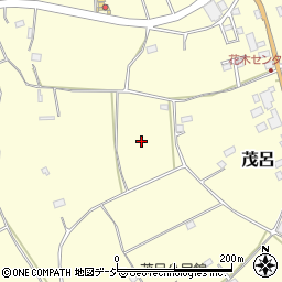 栃木県鹿沼市茂呂周辺の地図