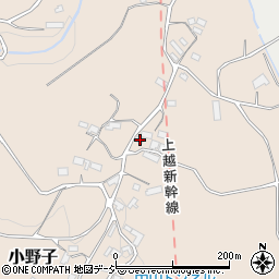 群馬県渋川市小野子525周辺の地図