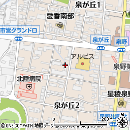 石川県金沢市泉が丘2丁目9-16周辺の地図