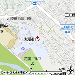 石川県金沢市大桑町下葭島欠周辺の地図