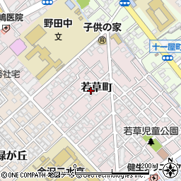 石川県金沢市若草町周辺の地図